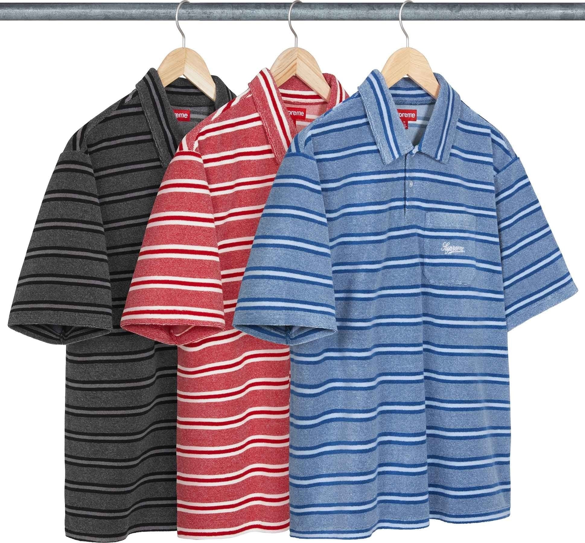 Stripe Terry S/S Polo